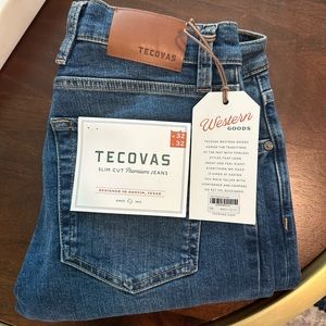 Tecovas Slim Cut Premium Jeans - New With Tags